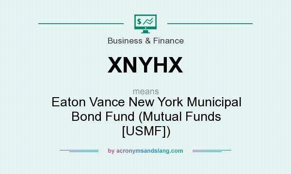 What does XNYHX mean? It stands for Eaton Vance New York Municipal Bond Fund (Mutual Funds [USMF])