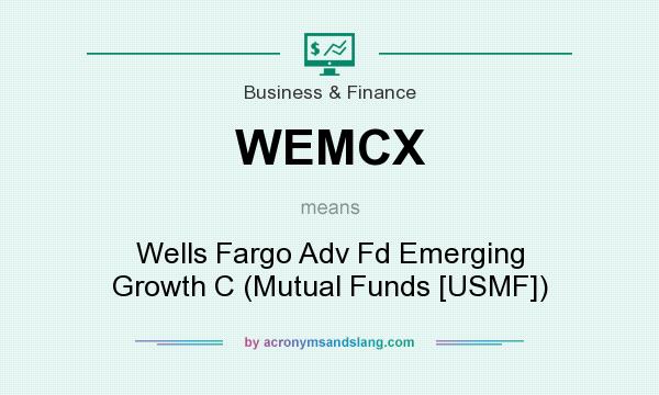 What does WEMCX mean? It stands for Wells Fargo Adv Fd Emerging Growth C (Mutual Funds [USMF])