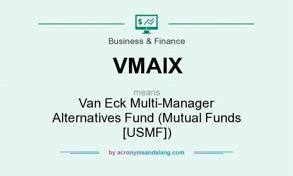 What does VMAIX mean? It stands for Van Eck Multi-Manager Alternatives Fund (Mutual Funds [USMF])