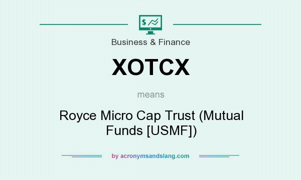 What does XOTCX mean? It stands for Royce Micro Cap Trust (Mutual Funds [USMF])
