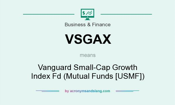 What does VSGAX mean? It stands for Vanguard Small-Cap Growth Index Fd (Mutual Funds [USMF])