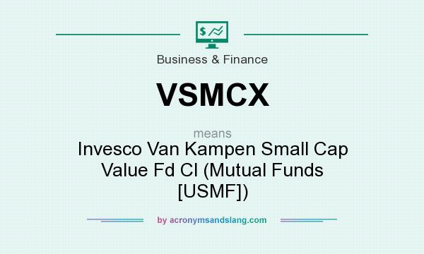 What does VSMCX mean? It stands for Invesco Van Kampen Small Cap Value Fd Cl (Mutual Funds [USMF])