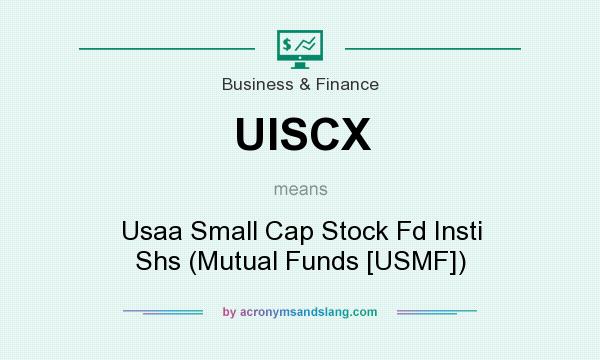 What does UISCX mean? It stands for Usaa Small Cap Stock Fd Insti Shs (Mutual Funds [USMF])