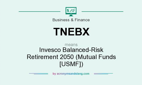 What does TNEBX mean? It stands for Invesco Balanced-Risk Retirement 2050 (Mutual Funds [USMF])