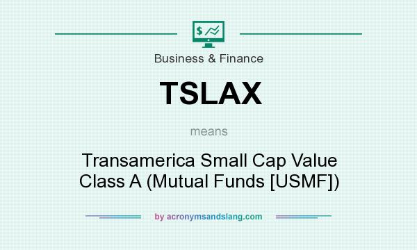 What does TSLAX mean? It stands for Transamerica Small Cap Value Class A (Mutual Funds [USMF])