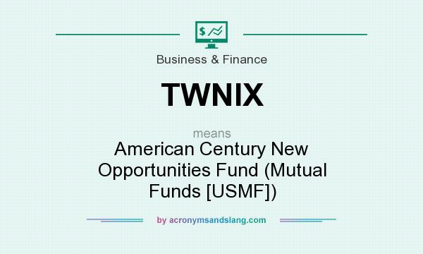 What does TWNIX mean? It stands for American Century New Opportunities Fund (Mutual Funds [USMF])