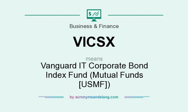 What does VICSX mean? It stands for Vanguard IT Corporate Bond Index Fund (Mutual Funds [USMF])