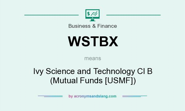 What does WSTBX mean? It stands for Ivy Science and Technology Cl B (Mutual Funds [USMF])