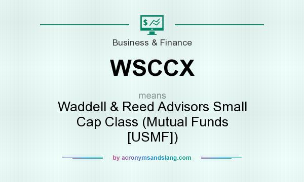 What does WSCCX mean? It stands for Waddell & Reed Advisors Small Cap Class (Mutual Funds [USMF])