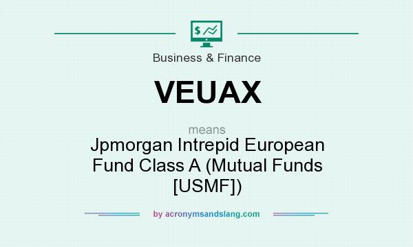 What does VEUAX mean? It stands for Jpmorgan Intrepid European Fund Class A (Mutual Funds [USMF])