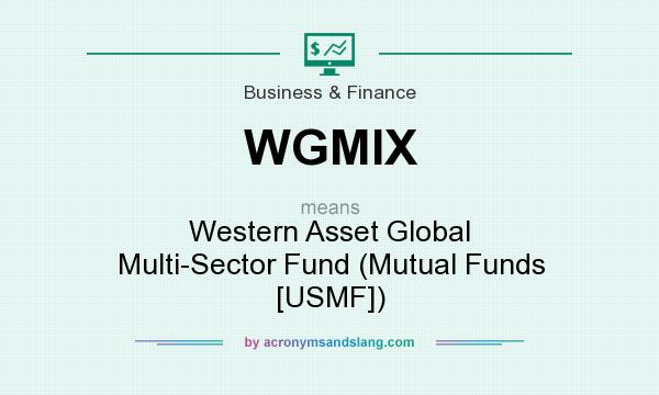 What does WGMIX mean? It stands for Western Asset Global Multi-Sector Fund (Mutual Funds [USMF])