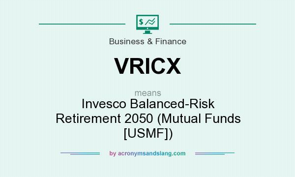 What does VRICX mean? It stands for Invesco Balanced-Risk Retirement 2050 (Mutual Funds [USMF])