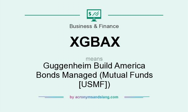What does XGBAX mean? It stands for Guggenheim Build America Bonds Managed (Mutual Funds [USMF])