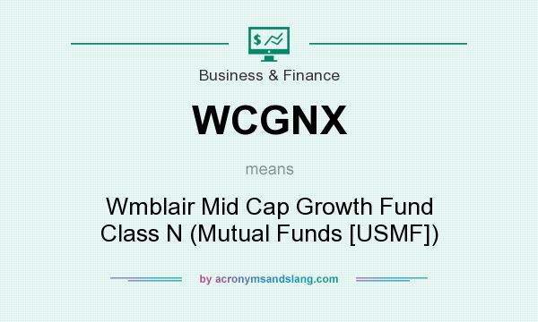 What does WCGNX mean? It stands for Wmblair Mid Cap Growth Fund Class N (Mutual Funds [USMF])