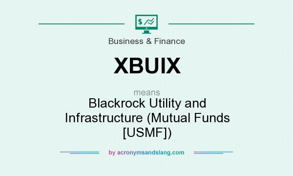 What does XBUIX mean? It stands for Blackrock Utility and Infrastructure (Mutual Funds [USMF])