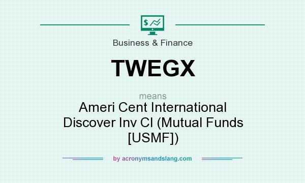What does TWEGX mean? It stands for Ameri Cent International Discover Inv Cl (Mutual Funds [USMF])