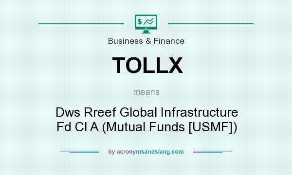 What does TOLLX mean? It stands for Dws Rreef Global Infrastructure Fd Cl A (Mutual Funds [USMF])