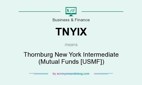 What does TNYIX mean? It stands for Thornburg New York Intermediate (Mutual Funds [USMF])