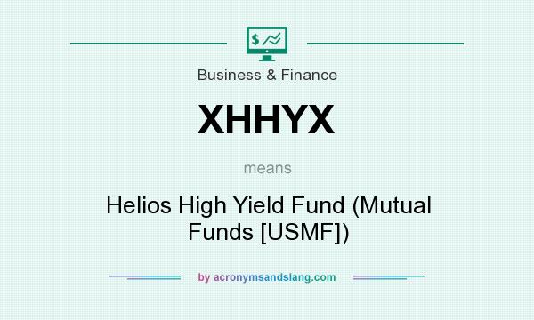 What does XHHYX mean? It stands for Helios High Yield Fund (Mutual Funds [USMF])