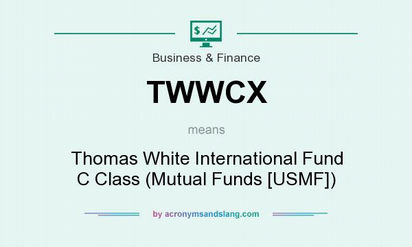 What does TWWCX mean? It stands for Thomas White International Fund C Class (Mutual Funds [USMF])