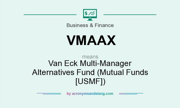 What does VMAAX mean? It stands for Van Eck Multi-Manager Alternatives Fund (Mutual Funds [USMF])