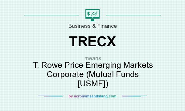 What does TRECX mean? It stands for T. Rowe Price Emerging Markets Corporate (Mutual Funds [USMF])