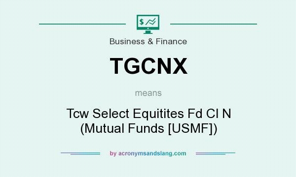 What does TGCNX mean? It stands for Tcw Select Equitites Fd Cl N (Mutual Funds [USMF])