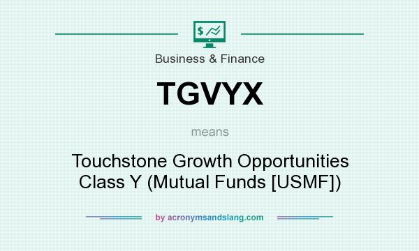 What does TGVYX mean? It stands for Touchstone Growth Opportunities Class Y (Mutual Funds [USMF])
