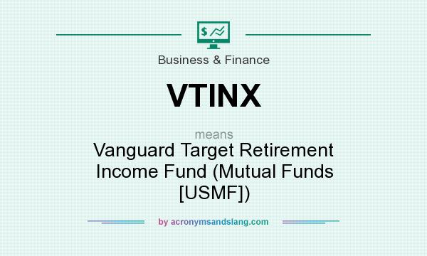 What does VTINX mean? It stands for Vanguard Target Retirement Income Fund (Mutual Funds [USMF])