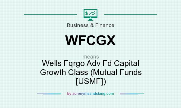 What does WFCGX mean? It stands for Wells Fqrgo Adv Fd Capital Growth Class (Mutual Funds [USMF])