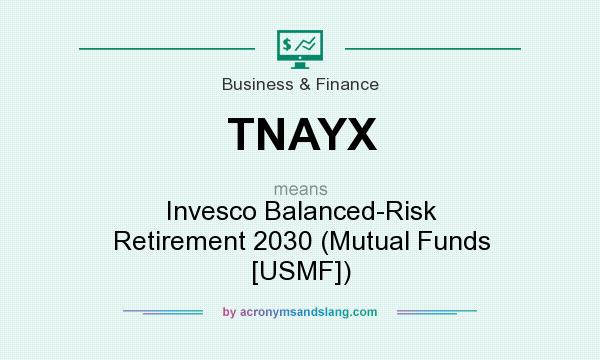 What does TNAYX mean? It stands for Invesco Balanced-Risk Retirement 2030 (Mutual Funds [USMF])