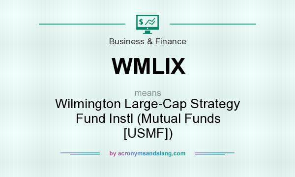 What does WMLIX mean? It stands for Wilmington Large-Cap Strategy Fund Instl (Mutual Funds [USMF])