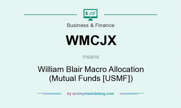 What does WMCJX mean? It stands for William Blair Macro Allocation (Mutual Funds [USMF])