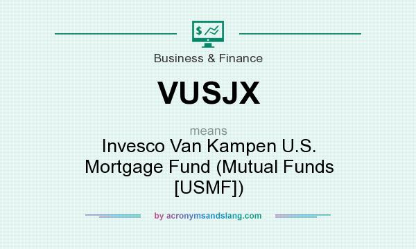 What does VUSJX mean? It stands for Invesco Van Kampen U.S. Mortgage Fund (Mutual Funds [USMF])