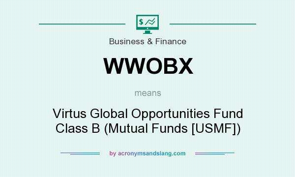 What does WWOBX mean? It stands for Virtus Global Opportunities Fund Class B (Mutual Funds [USMF])