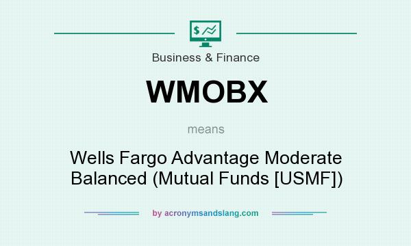 What does WMOBX mean? It stands for Wells Fargo Advantage Moderate Balanced (Mutual Funds [USMF])
