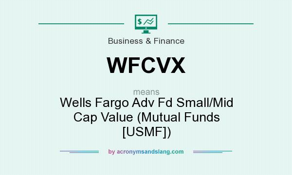 What does WFCVX mean? It stands for Wells Fargo Adv Fd Small/Mid Cap Value (Mutual Funds [USMF])