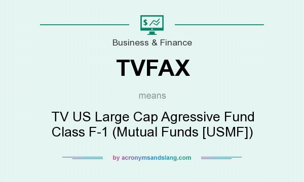What does TVFAX mean? It stands for TV US Large Cap Agressive Fund Class F-1 (Mutual Funds [USMF])