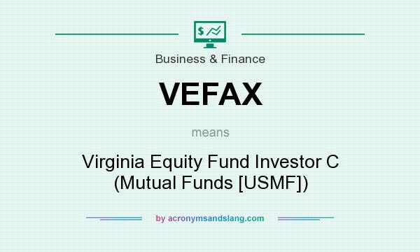 What does VEFAX mean? It stands for Virginia Equity Fund Investor C (Mutual Funds [USMF])