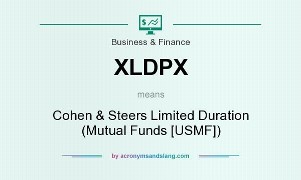 What does XLDPX mean? It stands for Cohen & Steers Limited Duration (Mutual Funds [USMF])