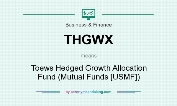 What does THGWX mean? It stands for Toews Hedged Growth Allocation Fund (Mutual Funds [USMF])