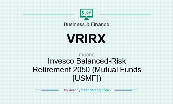What does VRIRX mean? It stands for Invesco Balanced-Risk Retirement 2050 (Mutual Funds [USMF])