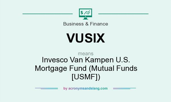 What does VUSIX mean? It stands for Invesco Van Kampen U.S. Mortgage Fund (Mutual Funds [USMF])