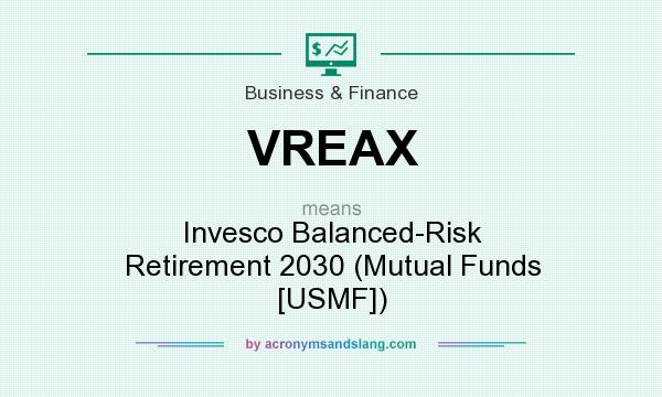 What does VREAX mean? It stands for Invesco Balanced-Risk Retirement 2030 (Mutual Funds [USMF])