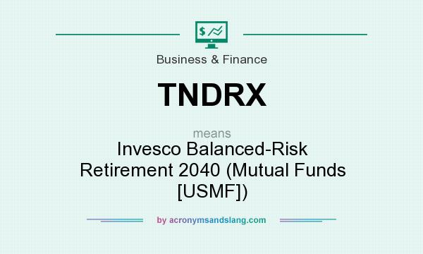 What does TNDRX mean? It stands for Invesco Balanced-Risk Retirement 2040 (Mutual Funds [USMF])