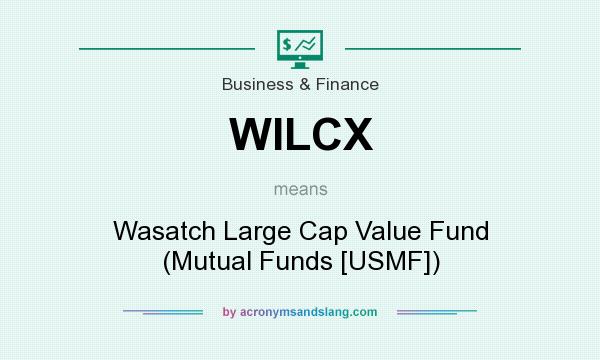 What does WILCX mean? It stands for Wasatch Large Cap Value Fund (Mutual Funds [USMF])