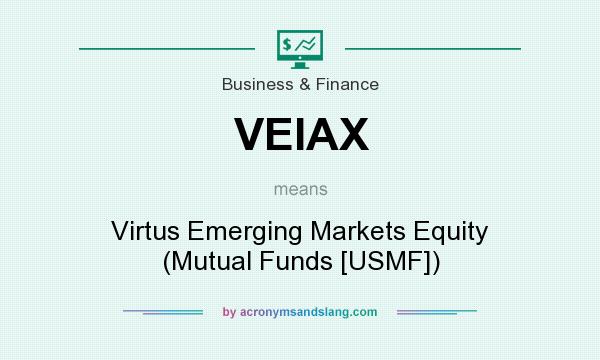 What does VEIAX mean? It stands for Virtus Emerging Markets Equity (Mutual Funds [USMF])