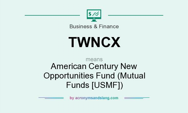 What does TWNCX mean? It stands for American Century New Opportunities Fund (Mutual Funds [USMF])