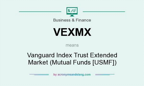 What does VEXMX mean? It stands for Vanguard Index Trust Extended Market (Mutual Funds [USMF])