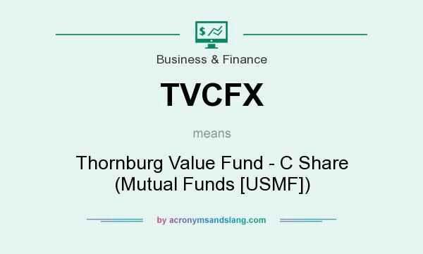What does TVCFX mean? It stands for Thornburg Value Fund - C Share (Mutual Funds [USMF])